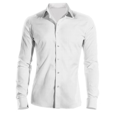 Pracovná košeľa pánska dlhý rukáv 100 % bavlna s úpravou pre ľahké žehlenie