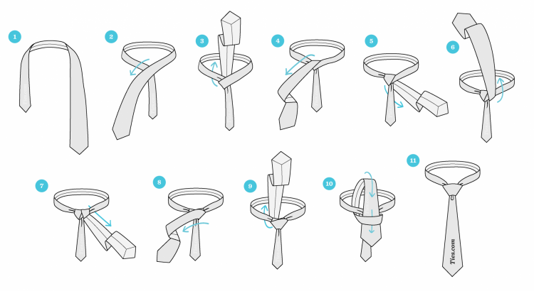 Návod ako uviazať dvojitý uzol na kravate rýchlo a elegantne