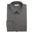 Sivá moderná košeľa pre muža Button-down SmartMen gombíky tón v tóne