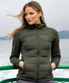Cutter&Buck hrejivá dámska hybridná bunda na zips Oak Harbor