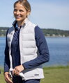 Cutter&Buck hrejivá dámska hybridná vesta na zips Oak Harbor