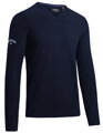 Elegantný pánsky Merino sveter s rebrovaným výstrihom do V Callaway