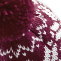 Dámská čepice s bambulí Fair Isle Snowstar Beechfield