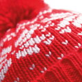 Dámská čepice s bambulí Fair Isle Snowstar Beechfield