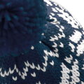 Dámská čepice s bambulí Fair Isle Snowstar Beechfield
