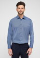 Strečová modrá pánska košeľa ETERNA Comfort fit