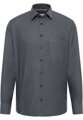 Čierno šedá nepresvitajúca košeľa ETERNA Comfort Fit Non Iron