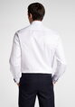 ETERNA Comfort Fit pánska košeľa biela nie presvitajúca s tmavo modrým kontrastom Non iron Cover