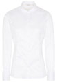ETERNA Slim Fit dámska biela cover blúzka dlhý rukáv rypsový keper 100% bavlna Non Iron