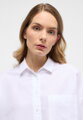 Ľanová košeľa dámska ETERNA Oversize biela