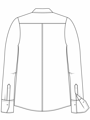 Saténová dámska košeľa svetlo modrá dlhý rukáv ETERNA Regular stretch bavlna Easy Iron