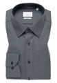 ETERNA Modern fit čierno sivá košeľa s jemnou štruktúrou Non Iron