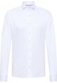 1863 BY ETERNA Jersey luxusná pletená pánska košeľa biela Modern Fit super soft Easy Care