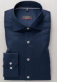ETERNA Modern Fit pánska strečová košeľa formálna tmavo modrá Navy Easy Care