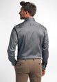 Pánska stretch šedá elegantná košeľa ETERNA Modern Fit Easy Iron