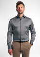Pánska stretch šedá elegantná košeľa ETERNA Modern Fit Easy Iron