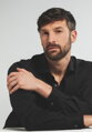 Pánska Modern fit čierna košeľa ETERNA s dlhým rukávom stretch