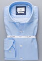 1863 BY ETERNA luxusná pánska košeľa modrá ETERNA Modern Fit super soft Easy Care