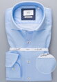 1863 BY ETERNA luxusná pánska košeľa modrá ETERNA Modern Fit super soft Easy Care