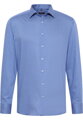 ETERNA Modern Fit pánska modrá košeľa s potlačou 100% bavlna Non Iron