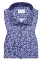 ETERNA Modern fit košeľa kvetinový motív modrá Non Iron
