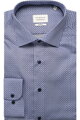 ETERNA Modern fit modrá košeľa s potlačou Non Iron