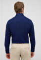 ETERNA Slim fit Oxford tmavomodrá košeľa s kontrastom Non Iron