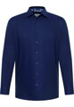 ETERNA Slim fit Oxford tmavomodrá košeľa s kontrastom Non Iron