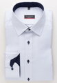 Pánska košeľa ETERNA Modern Fit svetlomodrá s navy kontrastom Non Iron