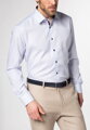Pánska košeľa ETERNA Modern Fit svetlomodrá s navy kontrastom Non Iron