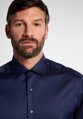 1863 BY ETERNA luxusná keprová košeľa polnočná modrá Modern Fit super soft Non Iron