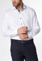 Pánska košeľa ETERNA Modern Fit Royal Oxford biela s modrým kontrastom Non Iron