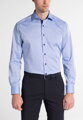 Pánska košeľa ETERNA Modern Fit Royal Oxford modrá s navy kontrastom Non Iron predľžený rukáv