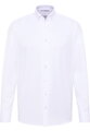 Pánska biela nežehlivá košeľa Button-down ETERNA Modern Fit zo 100% bavlny Non Iron Cover