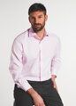 ETERNA Modern Fit svetlo ružová nie presvitajúca košeľa dlhý rukáv