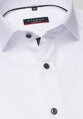 ETERNA Modern Fit pánska košeľa biela nie presvitajúca s čiernými gombíkmi Non iron Cover