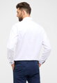 ETERNA Modern fit biela košeľa Cover s červeným kontrastom Non Iron