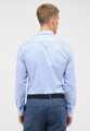 Luxusná pánska košeľa ETERNA Slim fit Herringbone modrá 100 % bavlna Non Iron