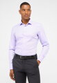 Luxusná pánska košeľa ETERNA Slim fit Herringbone fialová 100 % bavlna Non Iron