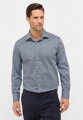 Vzorovaná nežehlivá košeľa ETERNA Modern fit Dynamic cotton v navy farbe