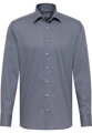 Vzorovaná nežehlivá košeľa ETERNA Modern fit Dynamic cotton v navy farbe
