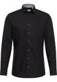 Elegantní pánská černá košile ETERNA SLIM FIT