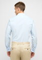 ETERNA Slim Fit svetlo modrá košeľa pánska s kontrastom Popelín Non Iron