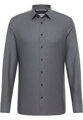 ETERNA Slim fit čierno sivá košeľa s jemnou štruktúrou Non Iron
