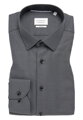 ETERNA Slim fit čierno sivá košeľa s jemnou štruktúrou Non Iron