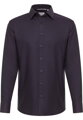 ETERNA Slim fit fialová košeľa s jemnou štruktúrou Non Iron