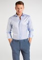 1863 BY ETERNA luxusná pánska košeľa modrý prúžok ETERNA Slim Fit super soft Easy Care