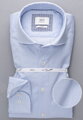 1863 BY ETERNA luxusná pánska košeľa modrý prúžok ETERNA Slim Fit super soft Easy Care