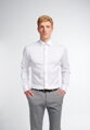 ETERNA Slim Fit pánska strečová košeľa formálna biela Easy Care
