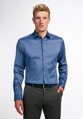 ETERNA Slim Fit pánska strečová košeľa stredne modrá Easy Care